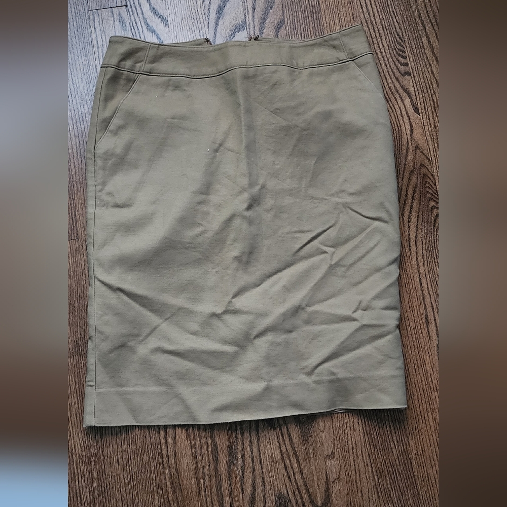 Merona Olive Pencil Skirt